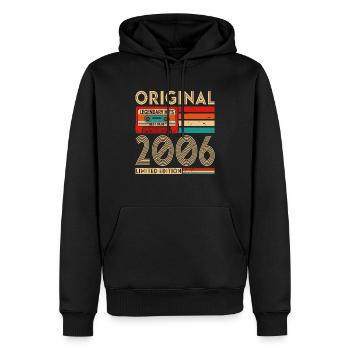 Original legendäre Hits Best of 2006 - Männer Premium Bio Hoodie - Schwarz - Vorne - Nico (187cm)