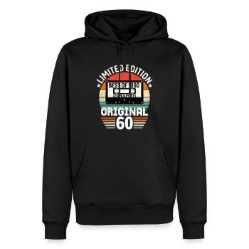 Édition Limitée Du Meilleur De L'original De 1960 - Sweat à capuche Premium bio Homme - noir - Devant - Nico (187cm)