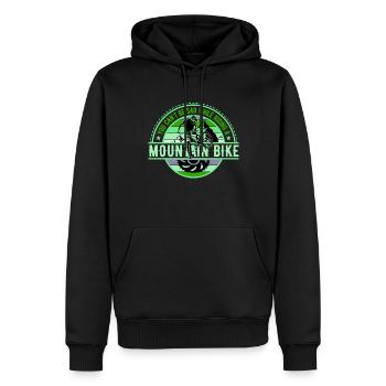 Unbenanntes Projekt 51 - Sweat à capuche Premium bio Homme - noir - Devant - Nico (187cm)