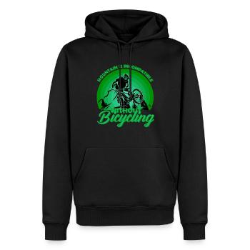 Unbenanntes Projekt 67 - Sweat à capuche Premium bio Homme - noir - Devant - Nico (187cm)