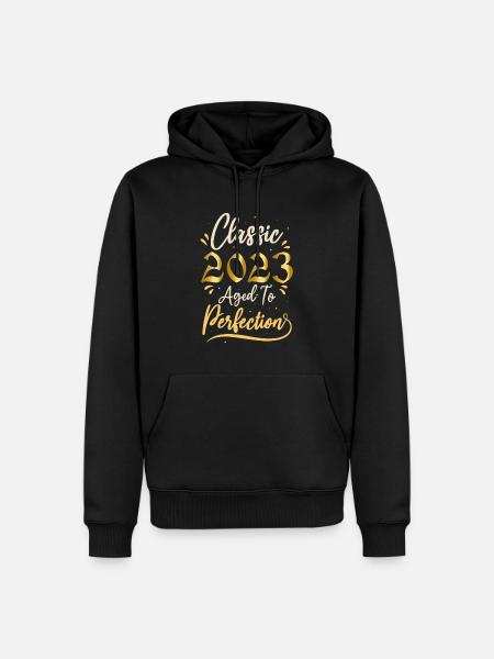 Fødselsdag 2023 gave 2023 Classic 2023 - Herre Premium økologisk hoodie - sort