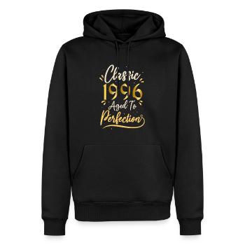 Birthday 1996 gift 1996 Classic 1996 - Men’s Premium Organic Hoodie - black - Front - Nico (187cm)