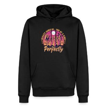 März 1984 Jubiläum 1984 Retro 1984 März - Männer Premium Bio Hoodie - Schwarz - Vorne - Nico (187cm)