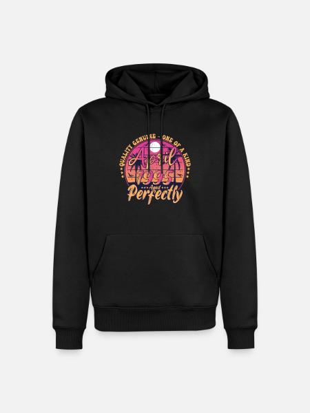 March 1995 anniversary 1995 Retro 1995 March - Men’s Premium Organic Hoodie - black
