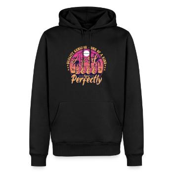 March 2000 anniversary 2000 Retro 2000 March - Men’s Premium Organic Hoodie - black - Front - Nico (187cm)