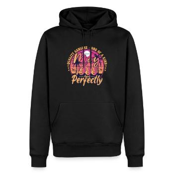 Mai 1988 Jubiläum 1988 Retro 1988 Mai - Männer Premium Bio Hoodie - Schwarz - Vorne - Nico (187cm)