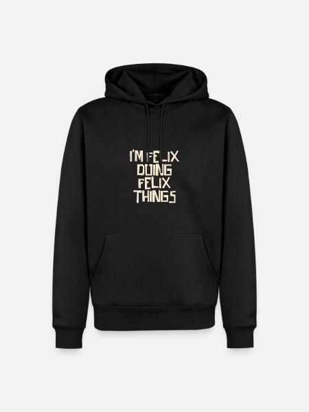 I'm Felix doing Felix things - Men’s Premium Organic Hoodie - black