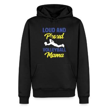 Wir Spielen Nicht Mit Puppe Wir Spielen Volleybal - Männer Premium Bio Hoodie - Schwarz - Vorne - Nico (187cm)