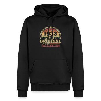 Original 1933 Celebrating 90 Years of Legend - Männer Premium Bio Hoodie - Schwarz - Vorne - Nico (187cm)