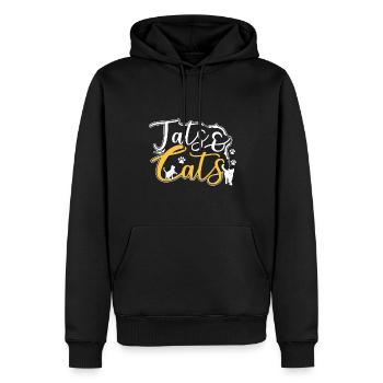 Tats & Katzen - Männer Premium Bio Hoodie - Schwarz - Vorne - Nico (187cm)