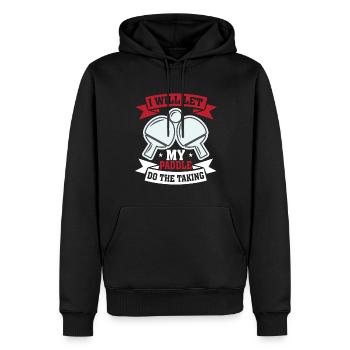 Ich Werde Mein Paddel Die Arbeit Machen Lassen - Männer Premium Bio Hoodie - Schwarz - Vorne - Nico (187cm)