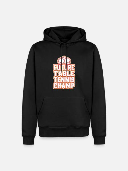 Future Table Tennis Champion - Men’s Premium Organic Hoodie - black