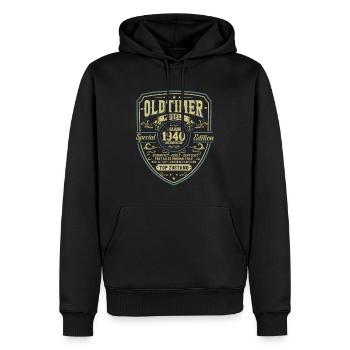 Legendärer 83. Geburtstag 1940 - Männer Premium Bio Hoodie - Schwarz - Vorne - Nico (187cm)