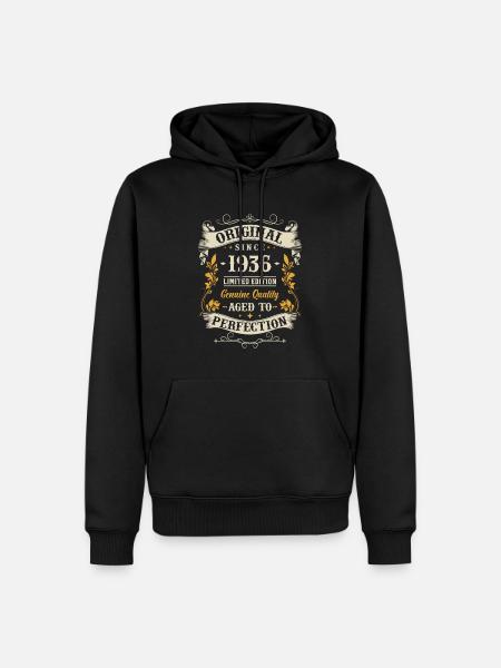 Legendary 1936 Birthday - Men’s Premium Organic Hoodie - black