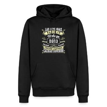 Recuerdo Vintage 10º Cumpleaños 2013 - Männer Premium Bio Hoodie - Schwarz - Vorne - Nico (187cm)