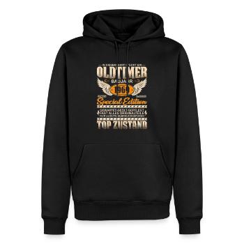 Kultiges Oldtimer-Geschenk 1969 - Männer Premium Bio Hoodie - Schwarz - Vorne - Nico (187cm)