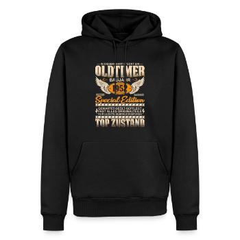 Kultiges Geburtstagsgeschenk '52 - Männer Premium Bio Hoodie - Schwarz - Vorne - Nico (187cm)