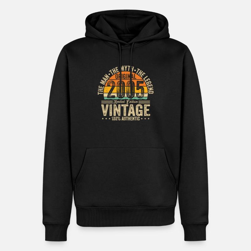 Mythos 2005 Édition Limitée - Sweat à capuche Premium bio Homme - noir