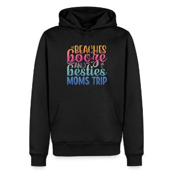 girls night out mädchen urlaub - Männer Premium Bio Hoodie - Schwarz - Vorne - Nico (187cm)