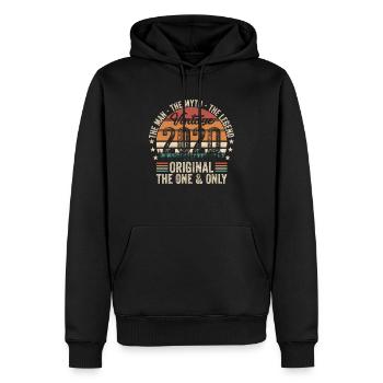Vintage 2020 - Legendary Birthday - Men’s Premium Organic Hoodie - black - Front - Nico (187cm)