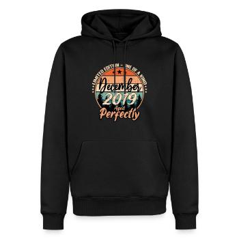 December 2019 Birthday 2019 Legends December - Men’s Premium Organic Hoodie - black - Front - Nico (187cm)