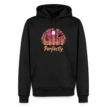 Dezember 1969 Geburtstag 1969 Dezember 1969 - Männer Premium Bio Hoodie - Schwarz - Vorne - Nico (187cm)