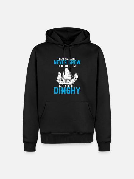 Gute Segler Werden Nie Alt, Sie Werden Nur Ein - Männer Premium Bio Hoodie - Schwarz