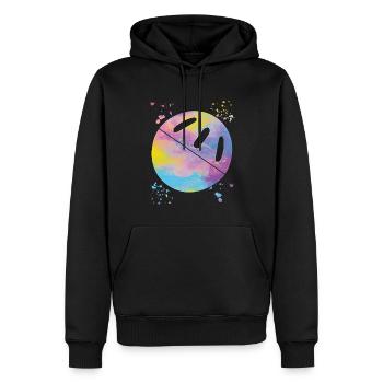 Pickleball Colorsplash Wiffleball Club - Sweat à capuche Premium bio Homme - noir - Devant - Nico (187cm)
