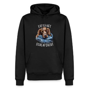 Lieblings Schlafshirt Irish Setter - Männer Premium Bio Hoodie - Schwarz - Vorne - Nico (187cm)