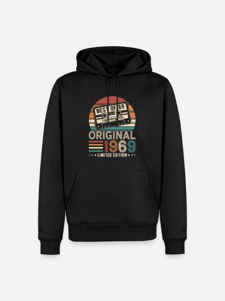 Born Legendary 1969 - Men’s Premium Organic Hoodie - black