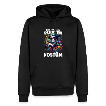 Costume de carnaval de pirate - Sweat à capuche Premium bio Homme - noir - Devant - Nico (187cm)