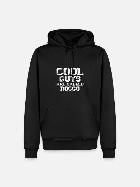 Cool guys are called Rocco - Men’s Premium Organic Hoodie - black