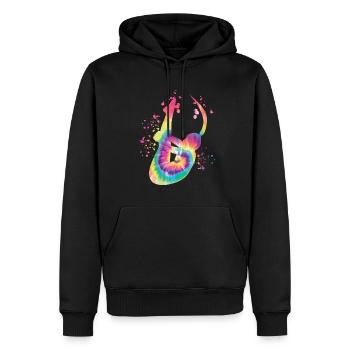 Plongeon, Saut artistique, Plongeon synchronisé - Sweat à capuche Premium bio Homme - noir - Devant - Nico (187cm)
