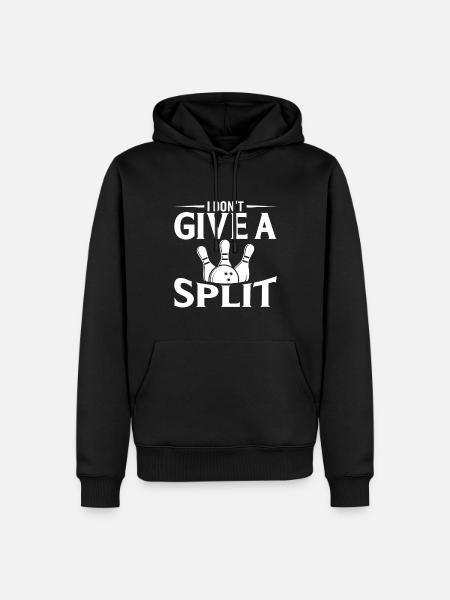 Ich gebe keinen Split - Männer Premium Bio Hoodie - Schwarz