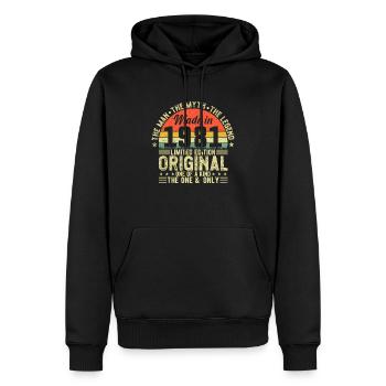 Vintage 1981 - Legendary Birth Year - Männer Premium Bio Hoodie - Schwarz - Vorne - Nico (187cm)