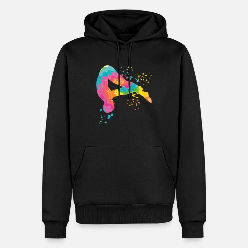 Turmspringen Synchronspringen Kunstspringen - Männer Premium Bio Hoodie - Schwarz