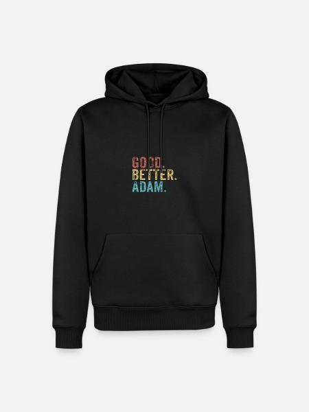 Good better Adam - Men’s Premium Organic Hoodie - black