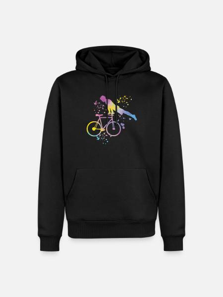 Kunstradfahren Kunstradfahrer - Männer Premium Bio Hoodie - Schwarz