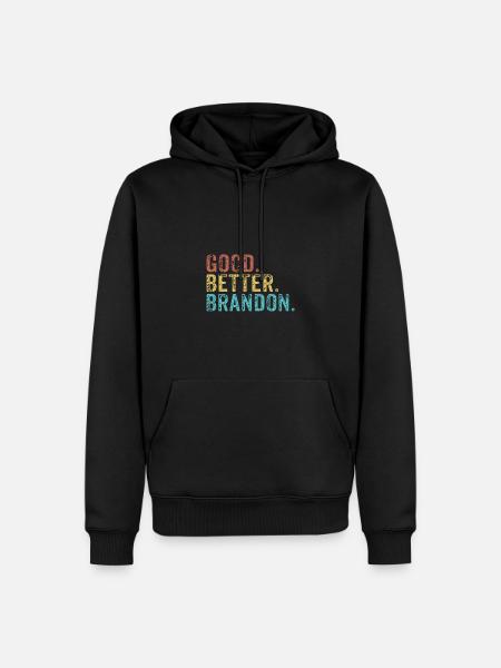 Good better Brandon - Men’s Premium Organic Hoodie - black