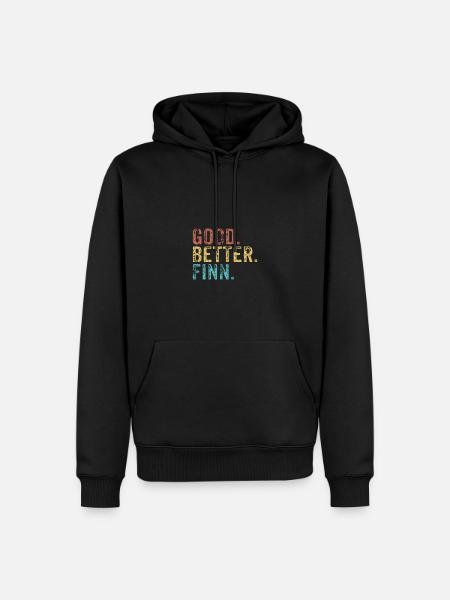 Good better Finn - Men’s Premium Organic Hoodie - black