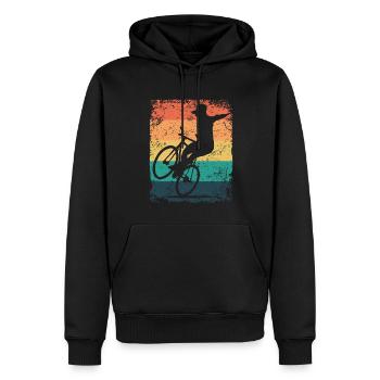 Artistic Cycling Artistic Cyclist - Men’s Premium Organic Hoodie - black - Front - Nico (187cm)