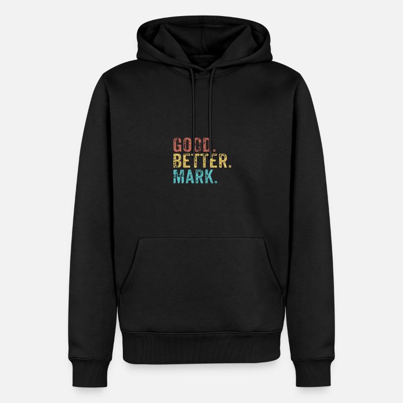 Les gars cool s’appellent Mark - Sweat à capuche Premium bio Homme - noir