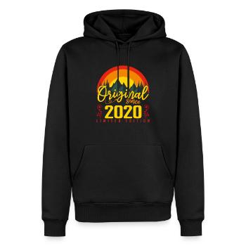 Geburtstag 2020 Geburtstag geboren im Jahr 2020 Geschenk - Männer Premium Bio Hoodie - Schwarz - Vorne - Nico (187cm)