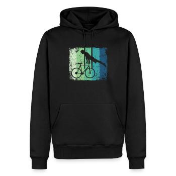 Artistic Cycling Artistic Cyclist - Men’s Premium Organic Hoodie - black - Front - Nico (187cm)