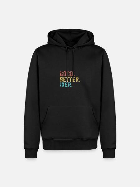 Cool guys are called iker - Men’s Premium Organic Hoodie - black