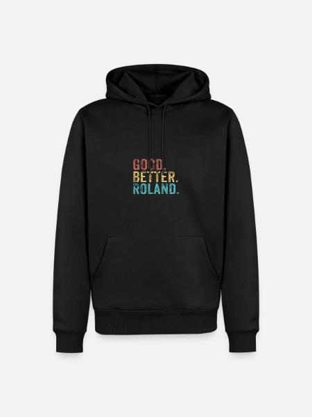 Good better Roland - Men’s Premium Organic Hoodie - black