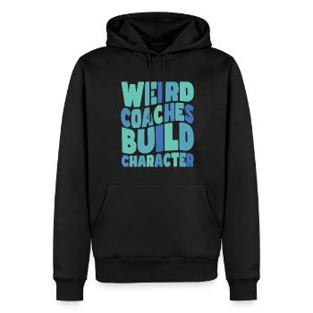 Seltsame Coaches Bilden Charakter Coach - Männer Premium Bio Hoodie - Schwarz - Vorne - Nico (187cm)
