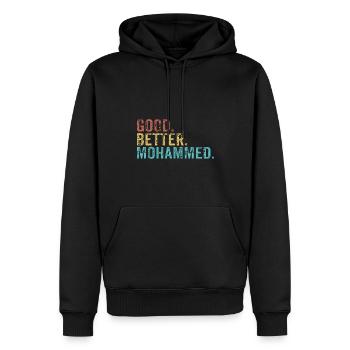 Cool guys are called mohammed - Männer Premium Bio Hoodie - Schwarz - Vorne - Nico (187cm)