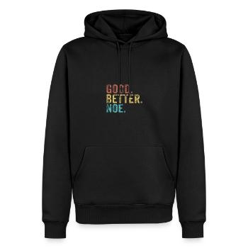 Cool guys are called noe - Männer Premium Bio Hoodie - Schwarz - Vorne - Nico (187cm)