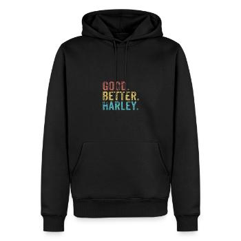 Cool guys are called - Men’s Premium Organic Hoodie - black - Front - Nico (187cm)